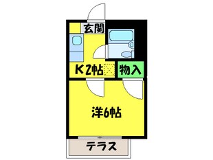 コ－ポ０１の物件間取画像